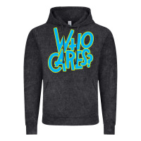 Vintage Black who cares Vintage Hoodie - Craftify
