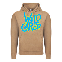 Who Cares Vintage Hoodie | Teevron