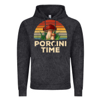 Vintage Sunset Porcini Mushroom Hunting Boletus Edulis T Shirt Vintage Hoodie | Teevron