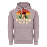Vintage Zinc vintage sunset porcini mushroom hunting boletus edulis t shirt Vintage Hoodie - Craftify