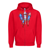 Red Let’s Get Lıt Zipper Hoodie - JahusDesignShop