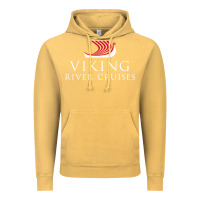 Vintage Mustard Luxury Cruises-Viking River Vintage Hoodie - Craftify