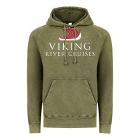Vintage Olive Luxury Cruises-Viking River Vintage Hoodie - Craftify