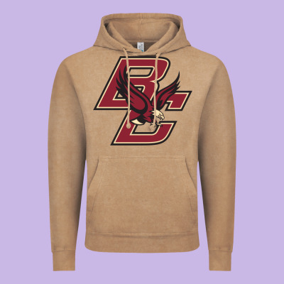 Boston College Vintage Hoodie Designed By Craftify