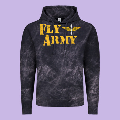 Vintage Fly Army Military Pilot Army Aviation Branch Vintage Hoodie Designed By Craftify