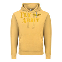 Vintage Mustard Vintage Fly Army Military Pilot Army Aviation Branch Vintage Hoodie - Craftify