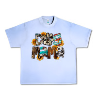 Grape Ice Dog Mama Urban Heavy Tee - FaDigitalArtStudio