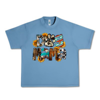 Pebble Blue Dog Mama Urban Heavy Tee - FaDigitalArtStudio