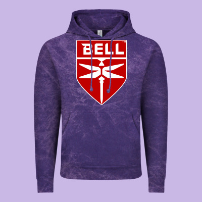 Bell Helicopter Textron Aerospace Vintage Hoodie Designed By Craftify