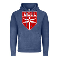 Vintage Denim Bell Helicopter Textron Aerospace Vintage Hoodie - Craftify