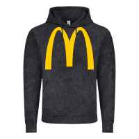 Vintage Black mcd onald's golden arches Vintage Hoodie - Craftify
