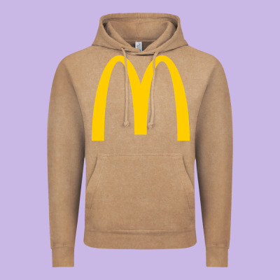 Mcd Onald's Golden Arches Vintage Hoodie Designed By Craftify
