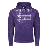Cloud Purple what the f note key music humor gift Vintage Hoodie - Craftify