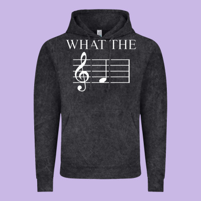 What The F Note Key Music Humor Gift Vintage Hoodie Designed By Craftify