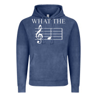 Vintage Denim what the f note key music humor gift Vintage Hoodie - Craftify