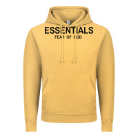 Vintage Mustard Fear Of God Essentials Vintage Hoodie - Craftify