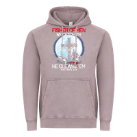 Vintage Zinc fisher of men we catch  em he cleans  em matthew 4 19 Vintage Hoodie - Craftify