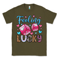 Army Green feeling lucky valentine's day olivia Classic Tee - OliviaCreatesArt