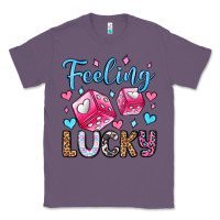 Lavender feeling lucky valentine's day olivia Classic Tee - OliviaCreatesArt