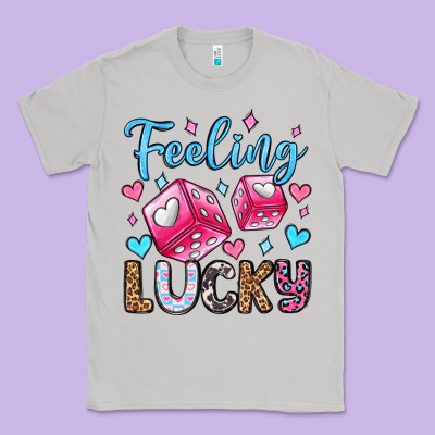 Feeling Lucky Valentine's Day Olivia Classic Tee Designed By Oliviacreatesart