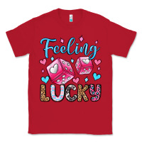 Red feeling lucky valentine's day olivia Classic Tee - OliviaCreatesArt