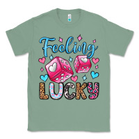 Sage feeling lucky valentine's day olivia Classic Tee - OliviaCreatesArt