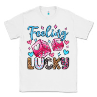 White feeling lucky valentine's day olivia Classic Tee - OliviaCreatesArt