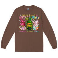 Chestnut Happiness All Around Happy Valentines Patrick East Long Sleeve Tee - CowhideDigitalArt