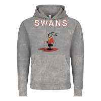 Cloud Rock Swans Vintage Hoodie - Craftify