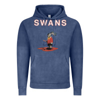 Vintage Denim Swans Vintage Hoodie - Craftify