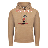 Vintage Coffee Swans Vintage Hoodie - Craftify