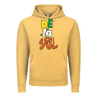 Vintage Mustard De La Soul Print Vintage Hoodie - Craftify