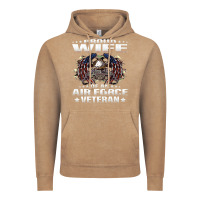 Vintage Coffee proud wife of an air force veteran military vet spouse gifts premium m Vintage Hoodie - Craftify