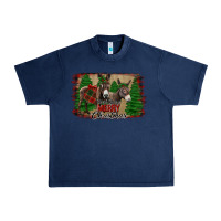 Navy donkey christmas Urban Heavy Tee - Jasminsmagicworld