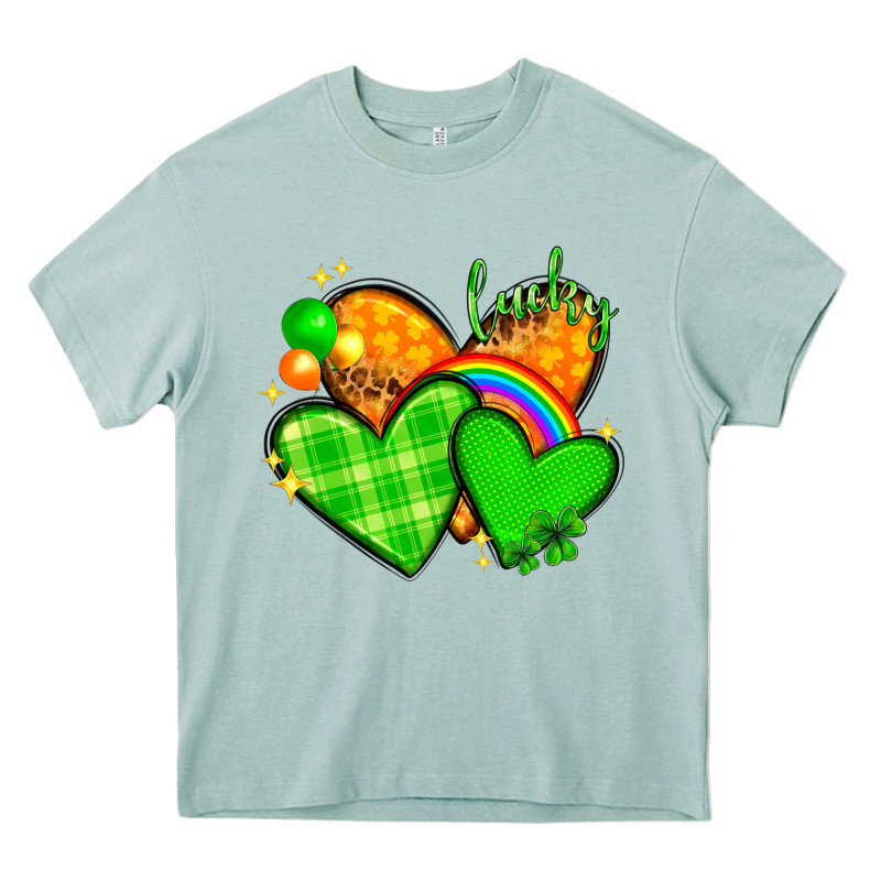 St. Patrick's Day Hearts St. Patricks Day Heavy Core Tee by HowdyJamesFarm | Teevron