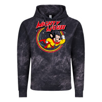 Cloud Black the mighty mouse Vintage Hoodie - InspiraDesign
