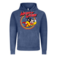 Vintage Denim the mighty mouse Vintage Hoodie - InspiraDesign