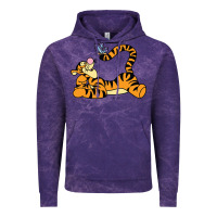 Cloud Purple tigger Vintage Hoodie - InspiraDesign