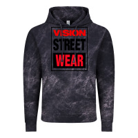 Cloud Black VISION STREET WEAR Vintage Hoodie - InspiraDesign