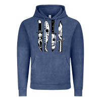 Vintage Denim knives horror movie friday halloween horror goth evil t shirt Vintage Hoodie - InspiraDesign