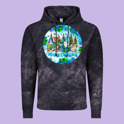 Merry Christmas Vintage Hoodie Designed By Cowhidedigitalart