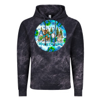 Cloud Black merry christmas Vintage Hoodie - CowhideDigitalArt