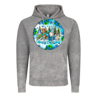 Cloud Rock merry christmas Vintage Hoodie - CowhideDigitalArt