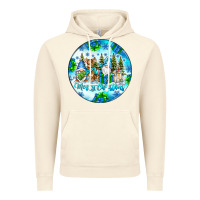 Vintage Artic merry christmas Vintage Hoodie - CowhideDigitalArt