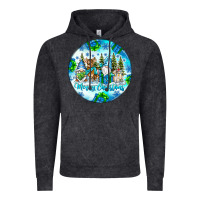 Vintage Black merry christmas Vintage Hoodie - CowhideDigitalArt