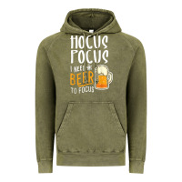 Vintage Olive Hocus Pocus I Need Beer To Focus Funny Halloween Witch 1 Vintage Hoodie - InspiraDesign