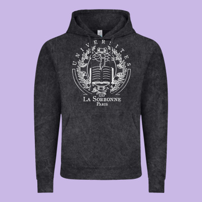Universite Paris La Sorbonne Vintage Hoodie Designed By Inspiradesign