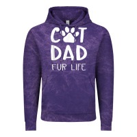 Cloud Purple funny cat dad fathers day gift shirt fur life cat tee Vintage Hoodie - InspiraDesign