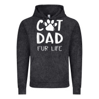 Funny Cat Dad Fathers Day Gift Shirt Fur Life Cat Tee Vintage Hoodie | Teevron
