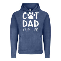 Vintage Denim funny cat dad fathers day gift shirt fur life cat tee Vintage Hoodie - InspiraDesign